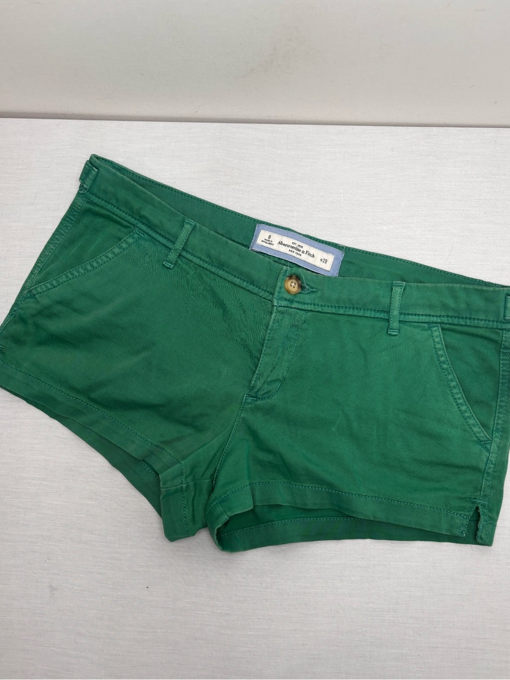 Abercrombie & Fitch Green Women's Jean Shorts